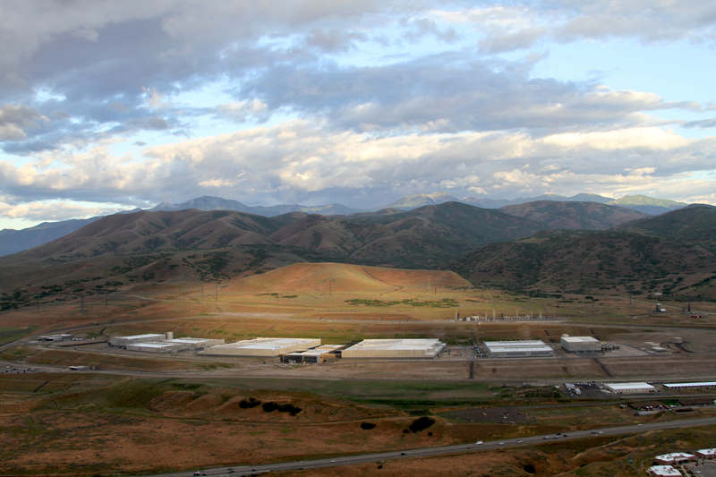 Illustration for article titled This Image of the NSA's Utah Data Center Was Taken From the EFF's Blimp